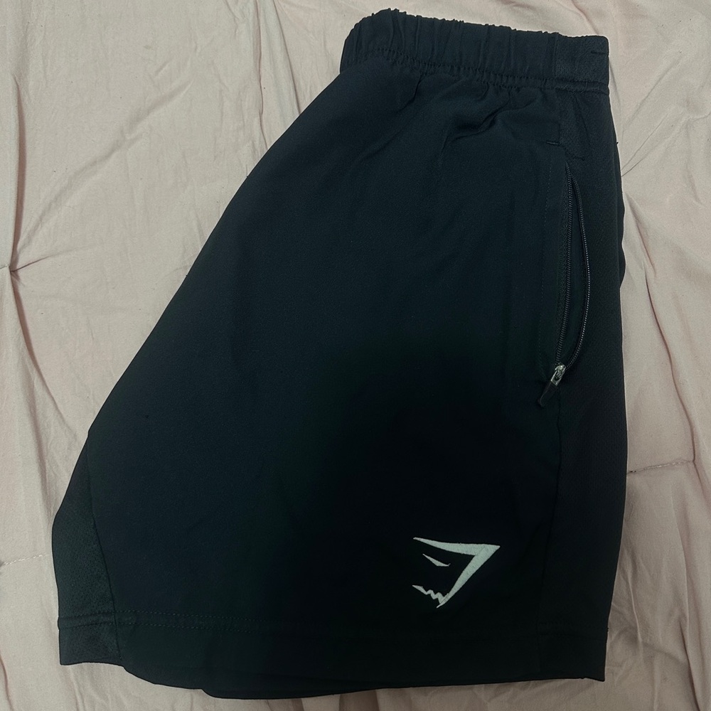Black Gym Shark Shorts